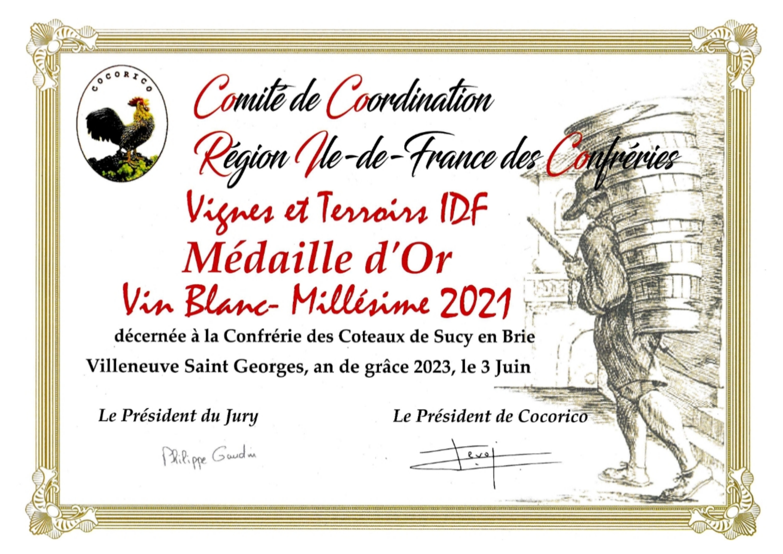 Médaille 2021